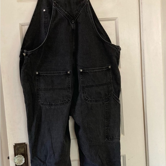 Black overall, 100% cotton, Sz 14 - Picture 3 of 5